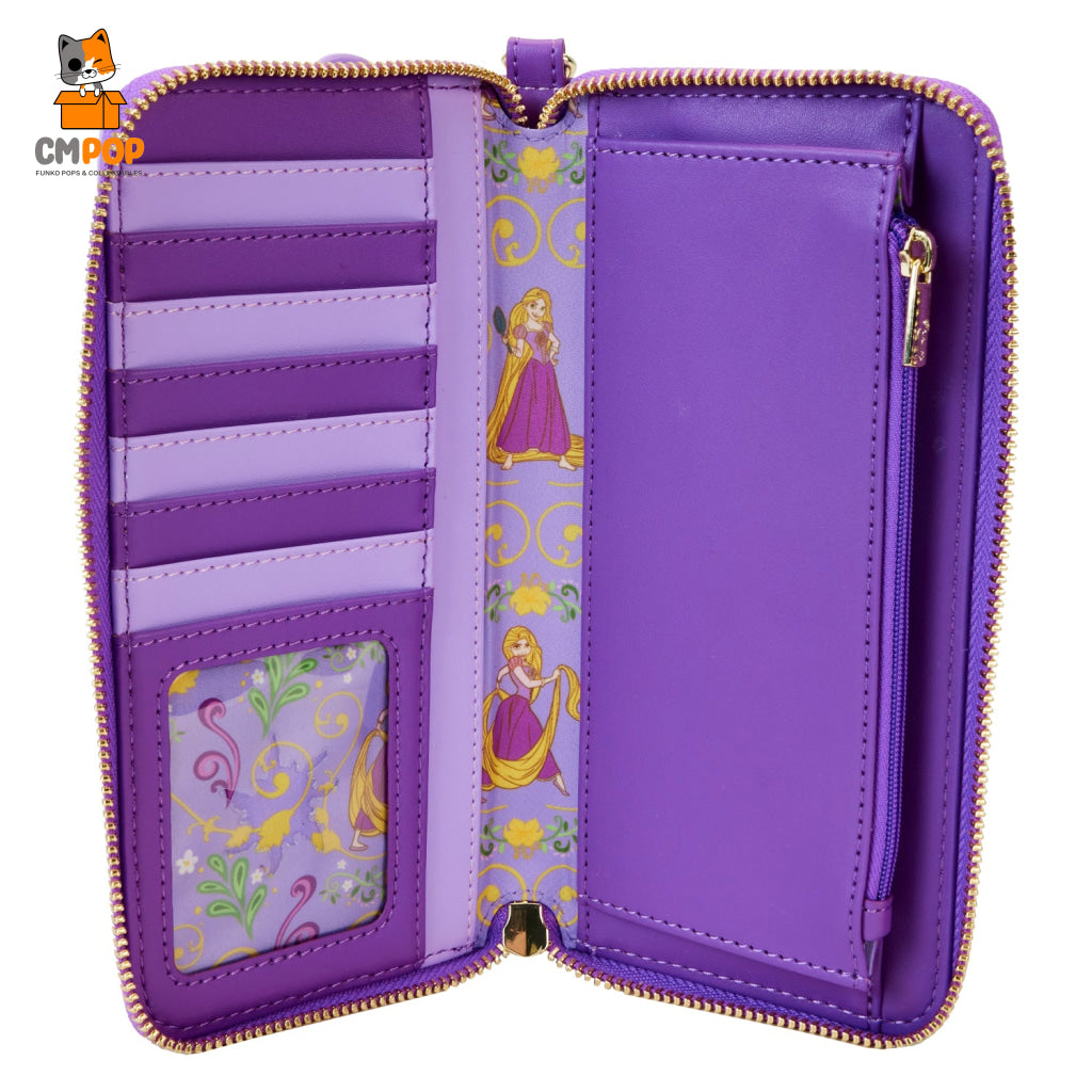 Disney Princess Rapunzel Lenticular Wristlet Wallet - Loungefly