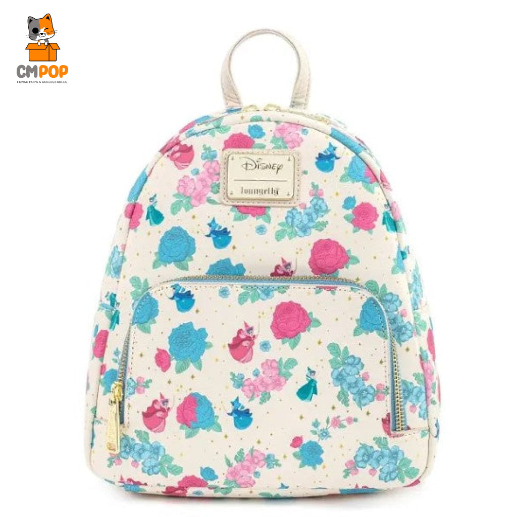 Disney Sleeping Beauty Floral Fairy Godmother Backpack - Loungefly