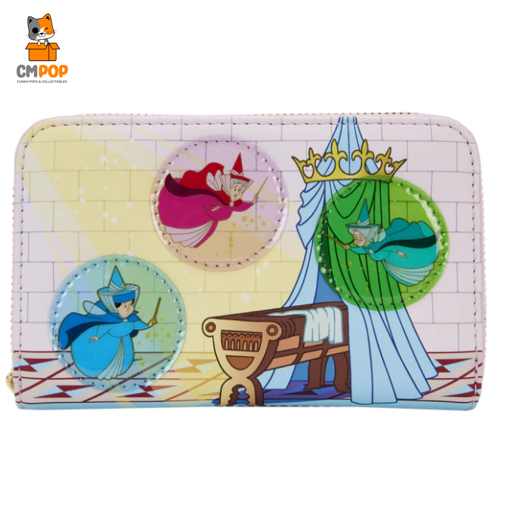 Disney Sleeping Beauty Stained Glass Castle Wallet - Loungefly