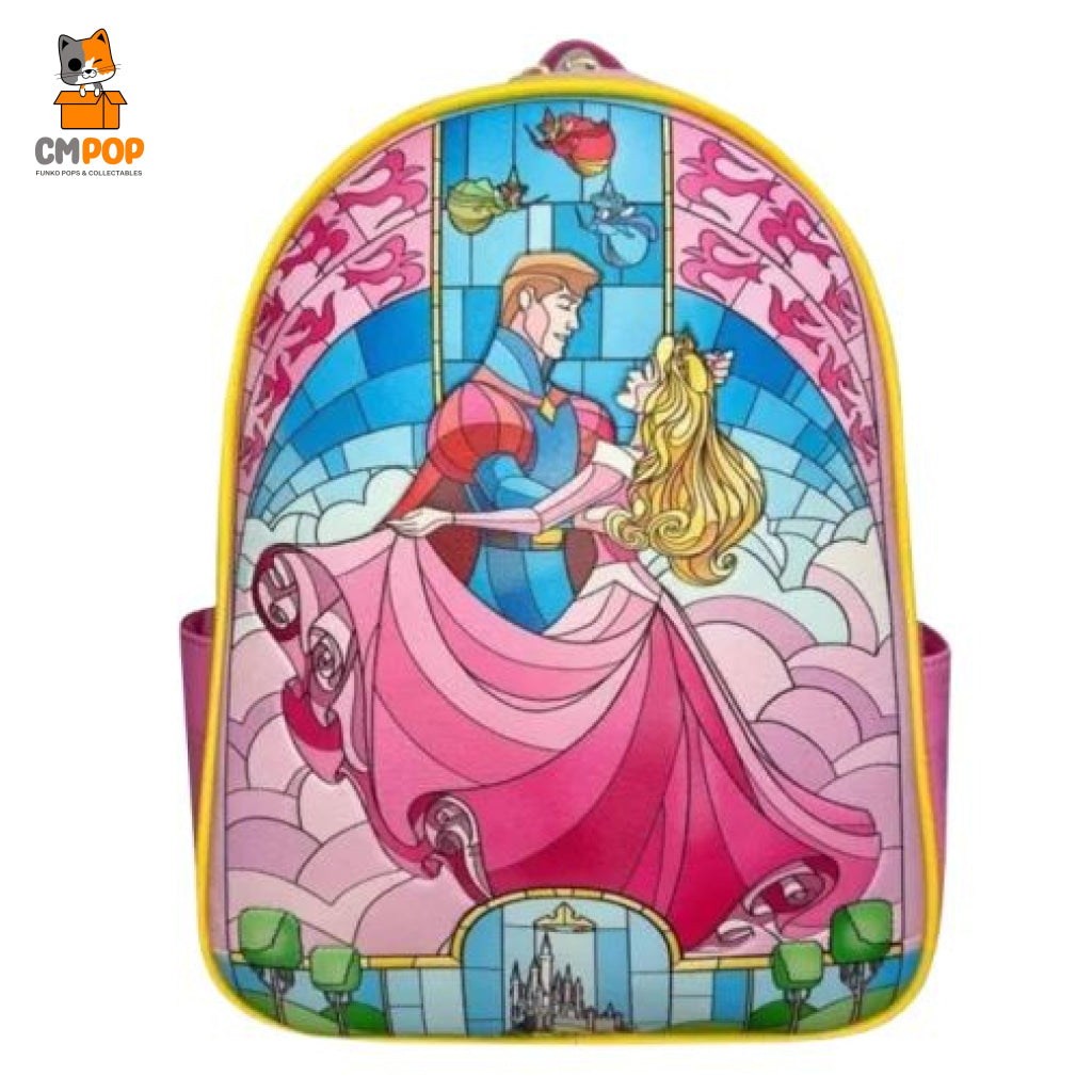 Disney Stained Glass Sleeping Beauty - Loungefly Mini Backpack