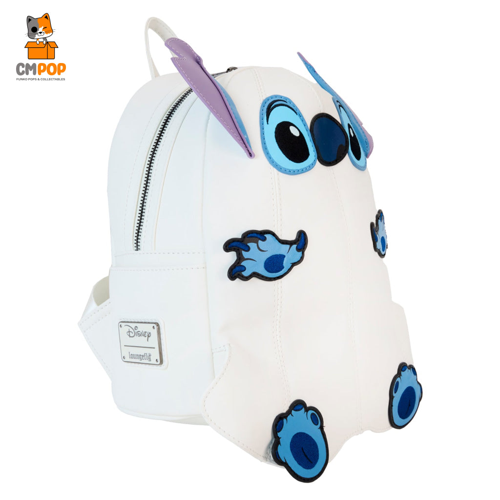 Disney Stitch Ghost Cosplay Mini Backpack -Disney - Loungefly