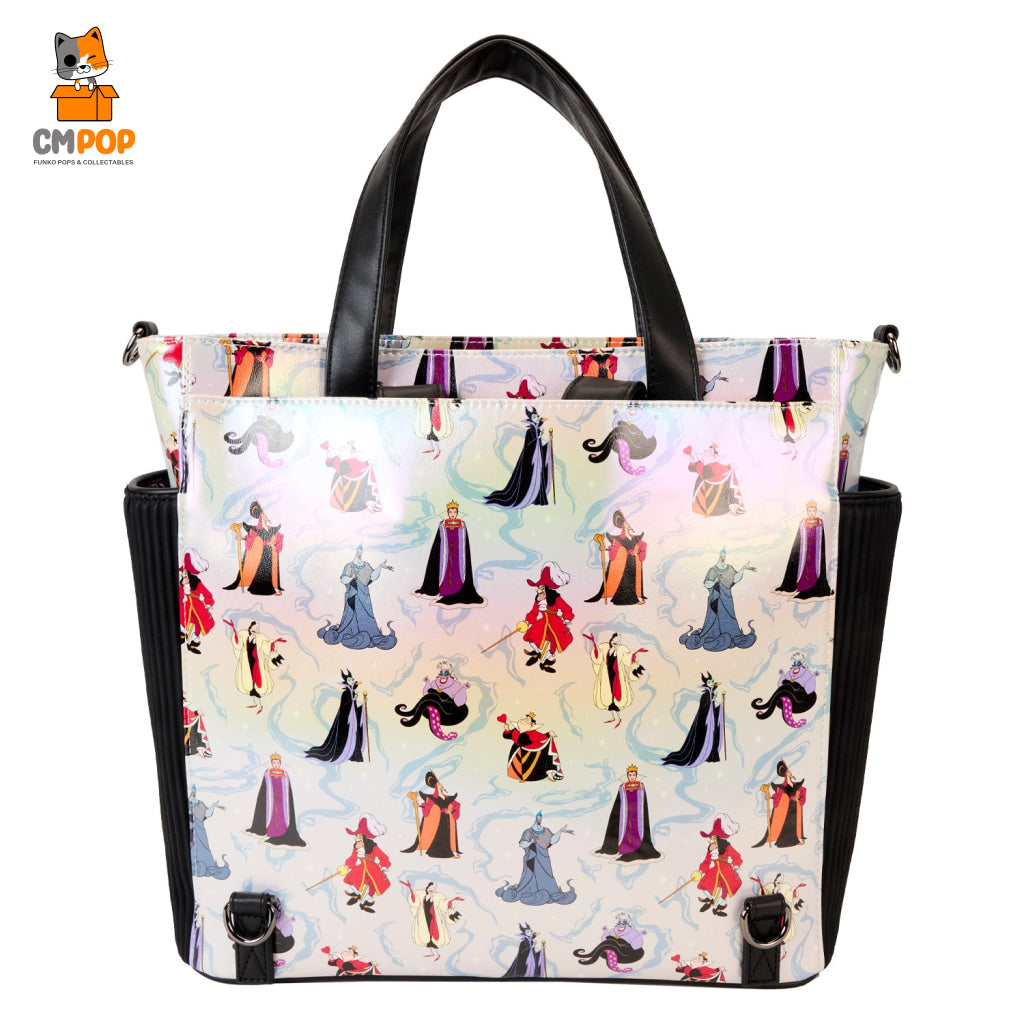 Disney Villains Convertible Backpack And Tote Bag - Loungefly