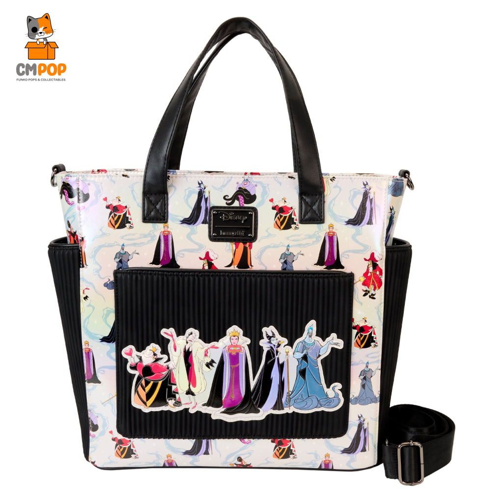 Disney Villains Convertible Backpack And Tote Bag - Loungefly