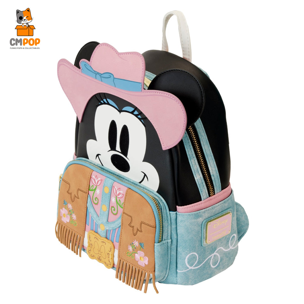 Disney Western Minnie Mouse Cosplay Mini Backpack - Loungefly