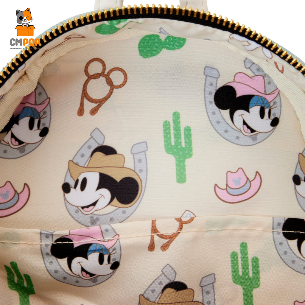 Disney Western Minnie Mouse Cosplay Mini Backpack - Loungefly