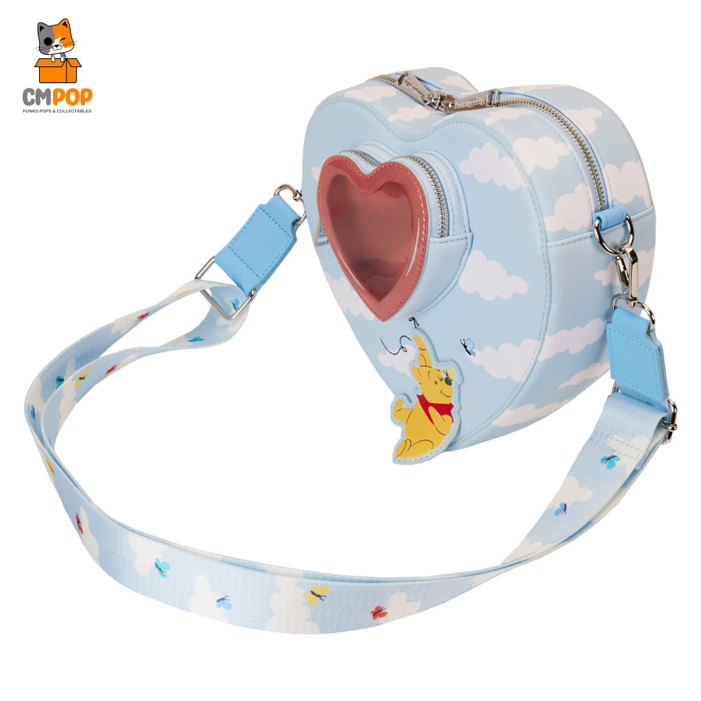 Disney Winnie The Pooh Balloons Heart Crossbody - Loungefly