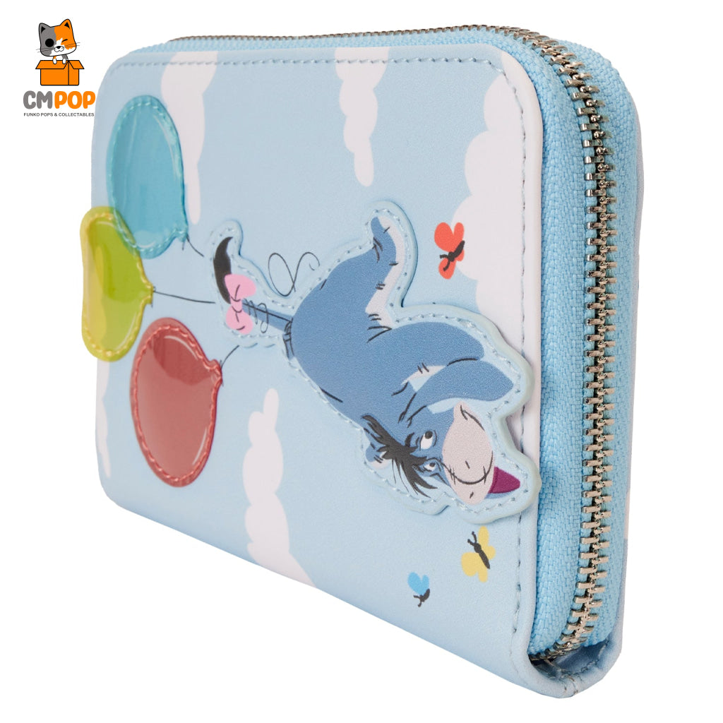 Disney Winnie The Pooh Balloons Zip Around Wallet - Loungefly