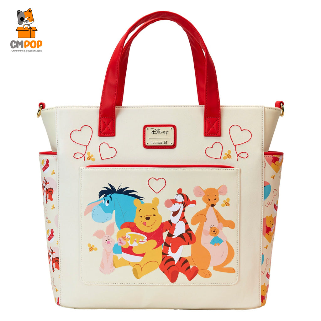 Disney Winnie The Pooh Love Convertible Backpack And Tote Bag - Loungefly