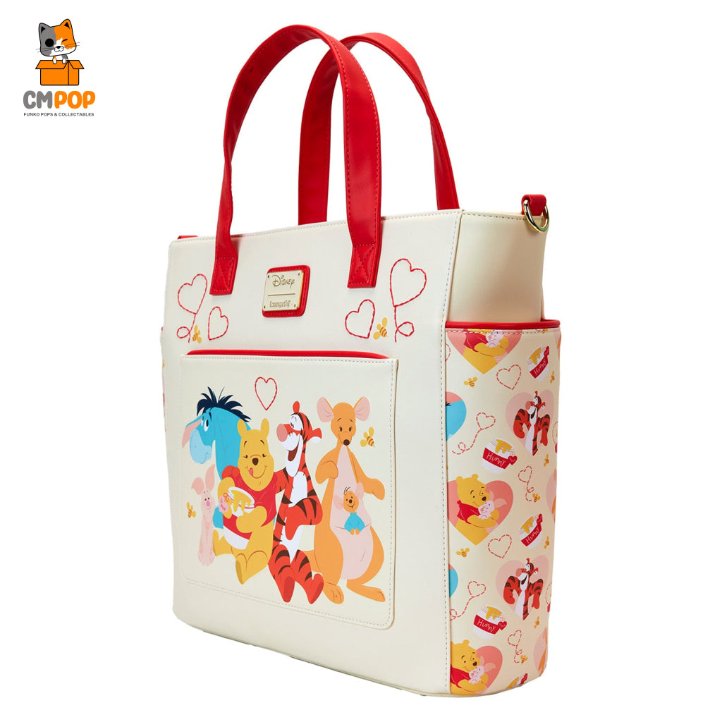 Disney Winnie The Pooh Love Convertible Backpack And Tote Bag - Loungefly