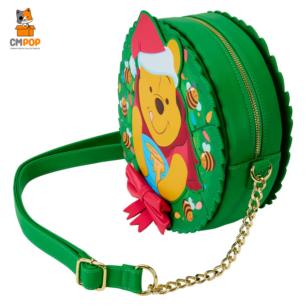 Disney Winnie The Pooh Stuck In Wreath Cross Body Bag - Loungefly