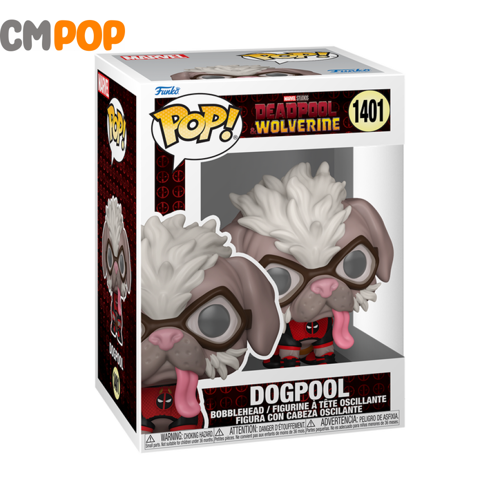 Dogpool - #1401- Funko Pop! Deadpool Wolverine Marvel Pop