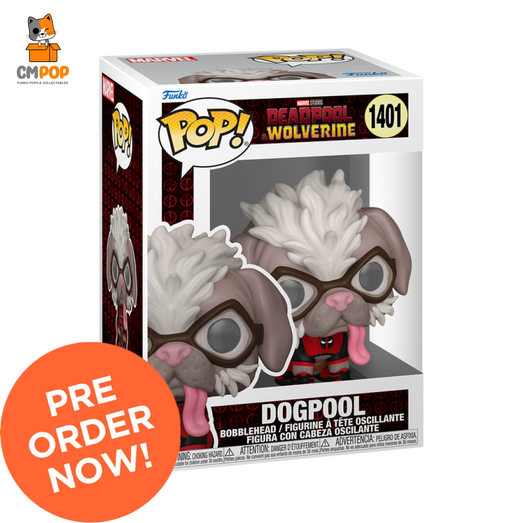 Dogpool - #1401- Funko Pop! Deadpool Wolverine Marvel Pop