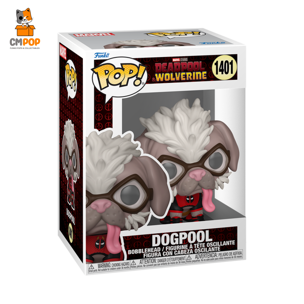 Dogpool - #1401- Funko Pop! Deadpool Wolverine Marvel Pop