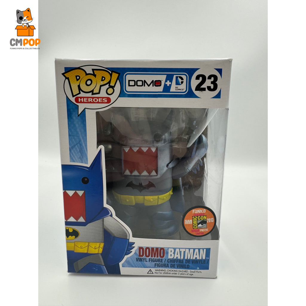 Domo Batman - #23 Funko Pop! Heroes Domo + Dc Comics 2013 Exclusive Comic Con Pop