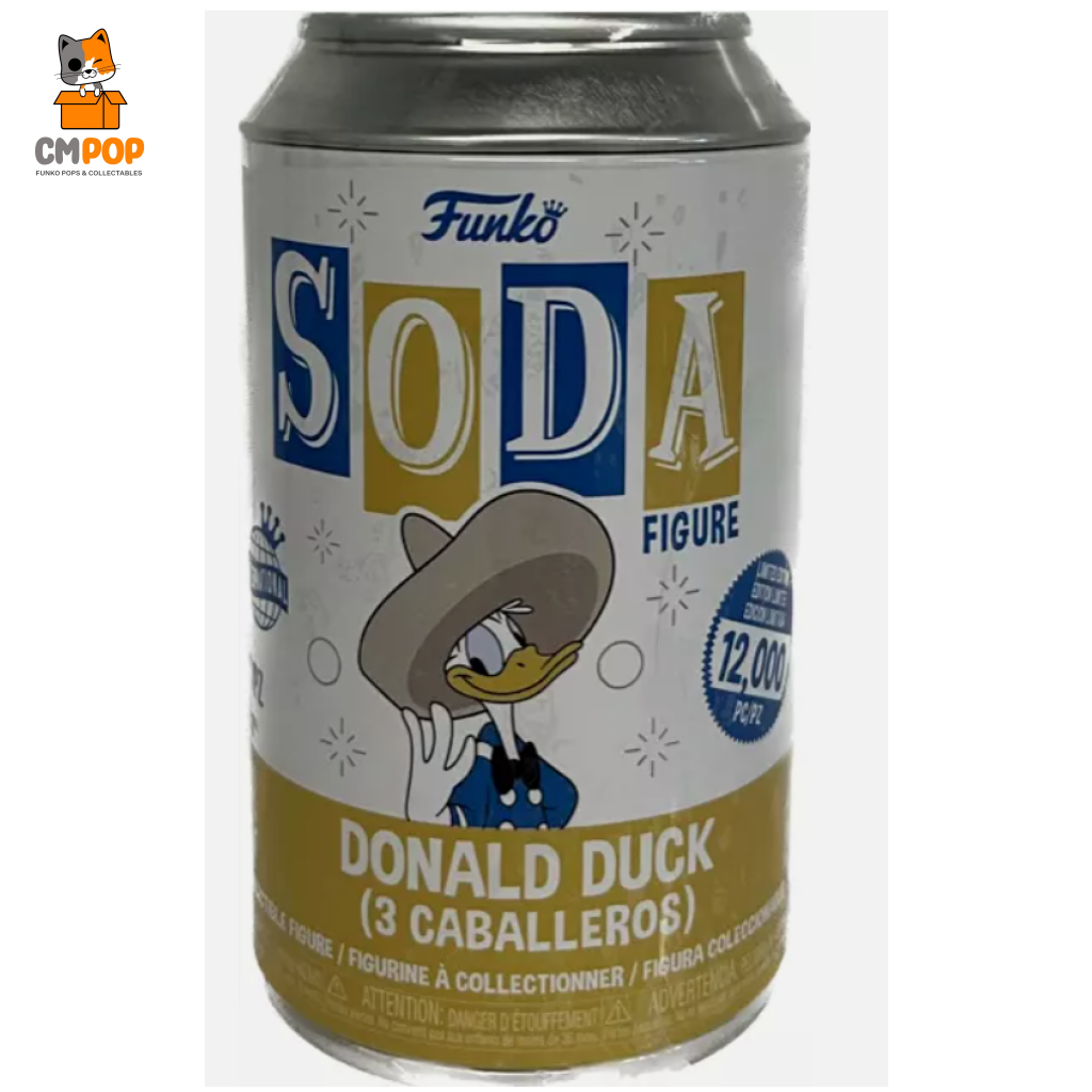 Donald Duck (3 Caballeros) - Funko Vinyl Soda 12 000 Pieces Disney Chance Of Chase