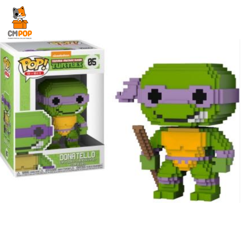 Donatello - 05 Funko Pop 8-Bit Teenage Mutant Ninja Turtles