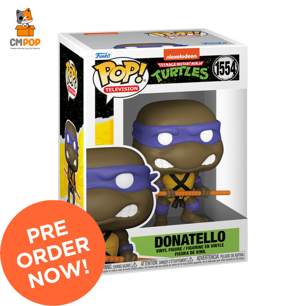 Donatello Classic - #1554 Funko Pop! Teenage Mutant Ninja Turtles (Tmnt) Pop
