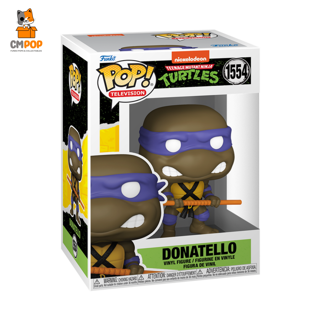 Donatello Classic - #1554 Funko Pop! Teenage Mutant Ninja Turtles (Tmnt) Pop