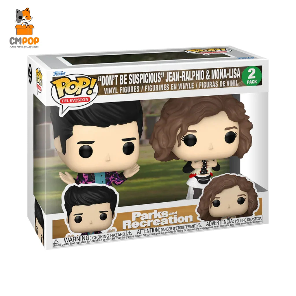 Don’t Be Suspicious - Jean-Ralphio And Mona-Lisa Funko Pop! Parks And Rec Pop