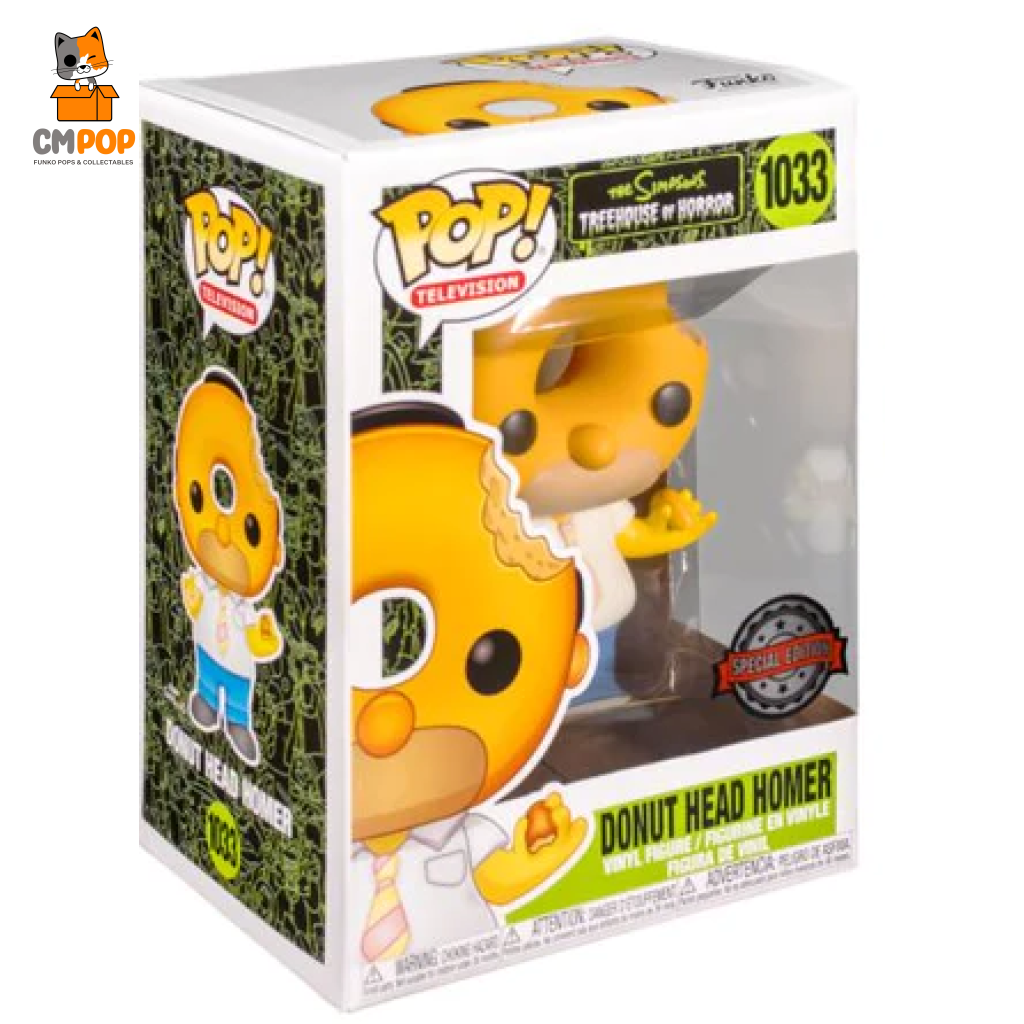 Donut Head Homer - #1033 Funko Pop! The Simpsons Special Edition Exclusive Pop