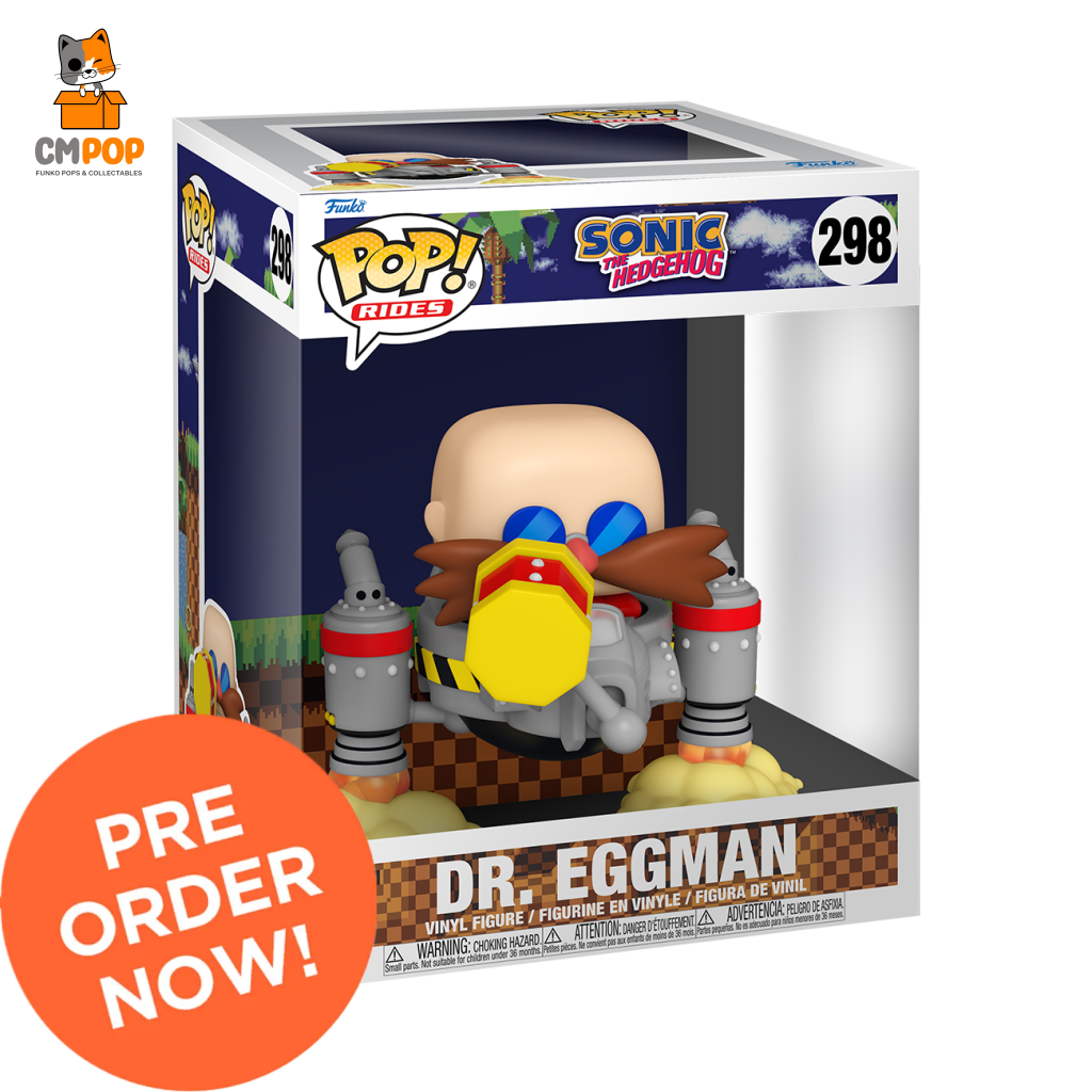 Dr Eggman - #298 Funko Pop! Sonic The Hedgehog Pop
