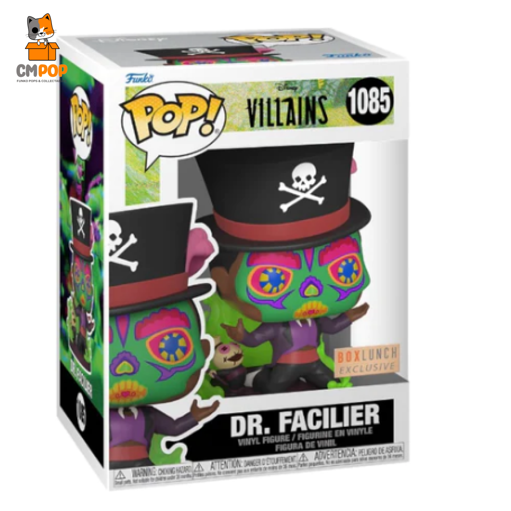 Dr Facilier - #1085 Funko Pop! Disney Villains Box Lunch Exclusive Pop
