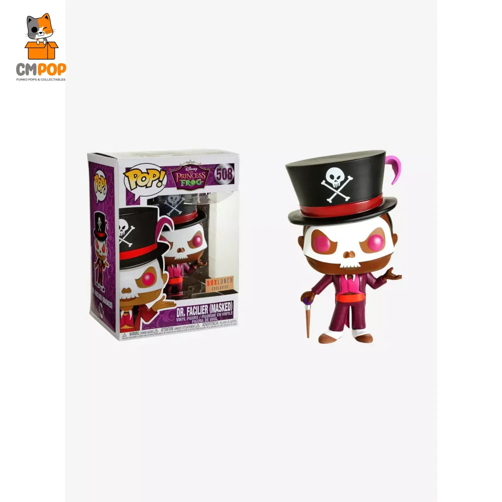 Dr Facilier (Masked) - #508 Funko Pop! Disney Princess And The Frog Box Lunch Exclusive Pop