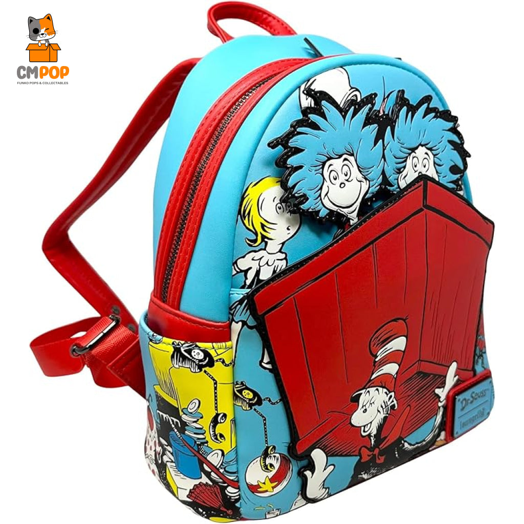 Dr Seuss Thing 1 And 2 Backpack - Loungefly