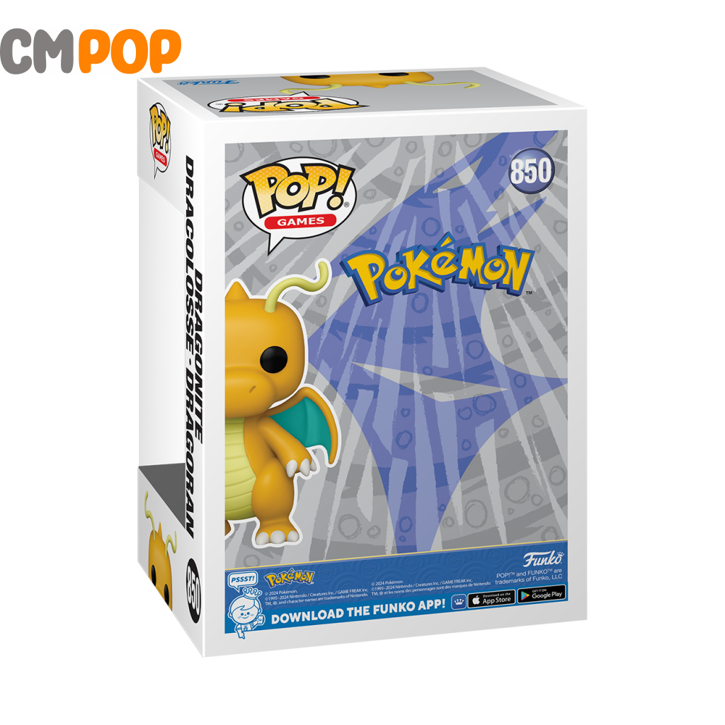 Dragonite - #850 Funko Pop! Pokemon Pop