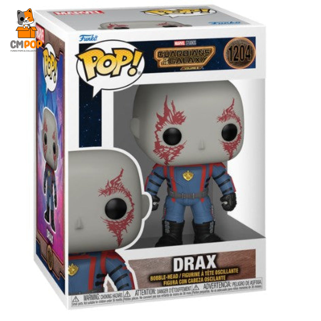 Drax- #1204 - Funko Pop! Guardians Of The Galaxy Vol 3 Pop