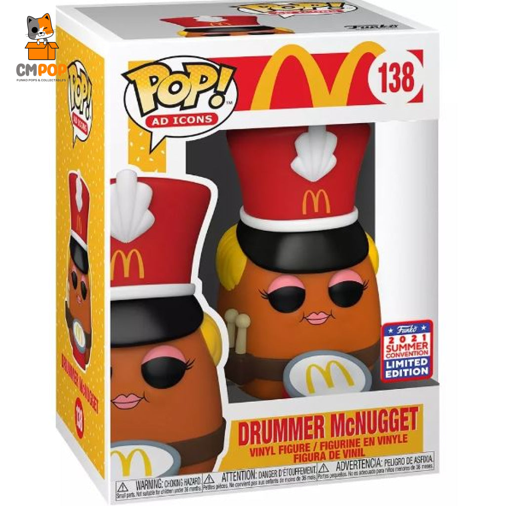 Drummer Mcnugget - #138 Funko Pop! Mcdonalds Exclusive Pop