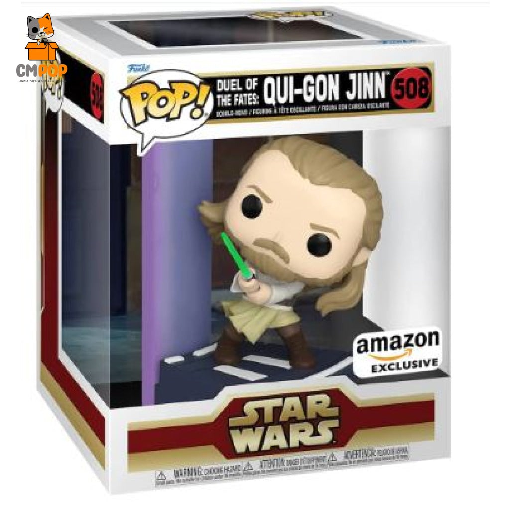 Duel Of The Fates: Qui-Gon Jinn - #508 -Funko Pop! Star Wars Amazon Exclusive Funko Pop