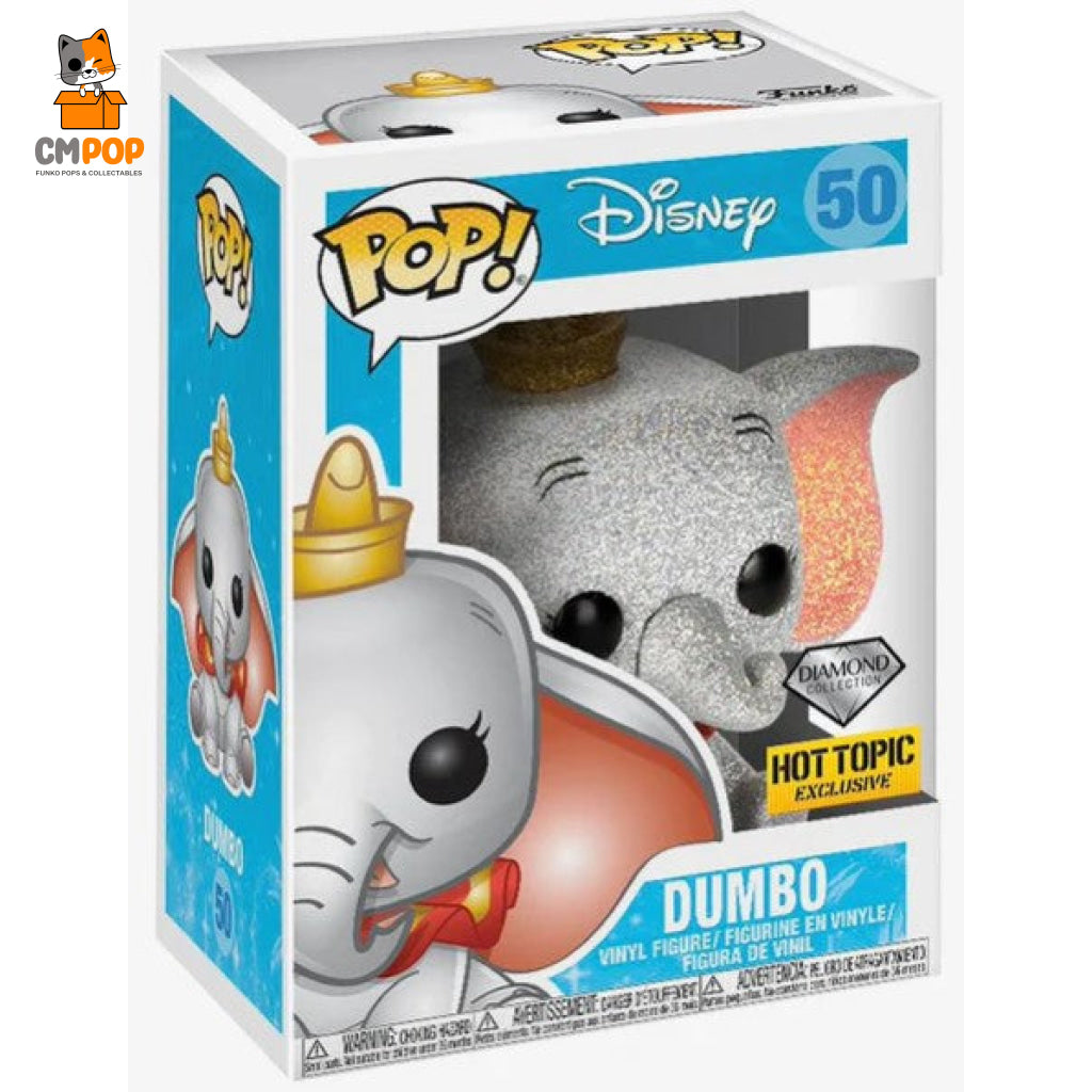 Dumbo Diamond - #50 Funko Pop! Disney Hot Topic Exclusive Pop