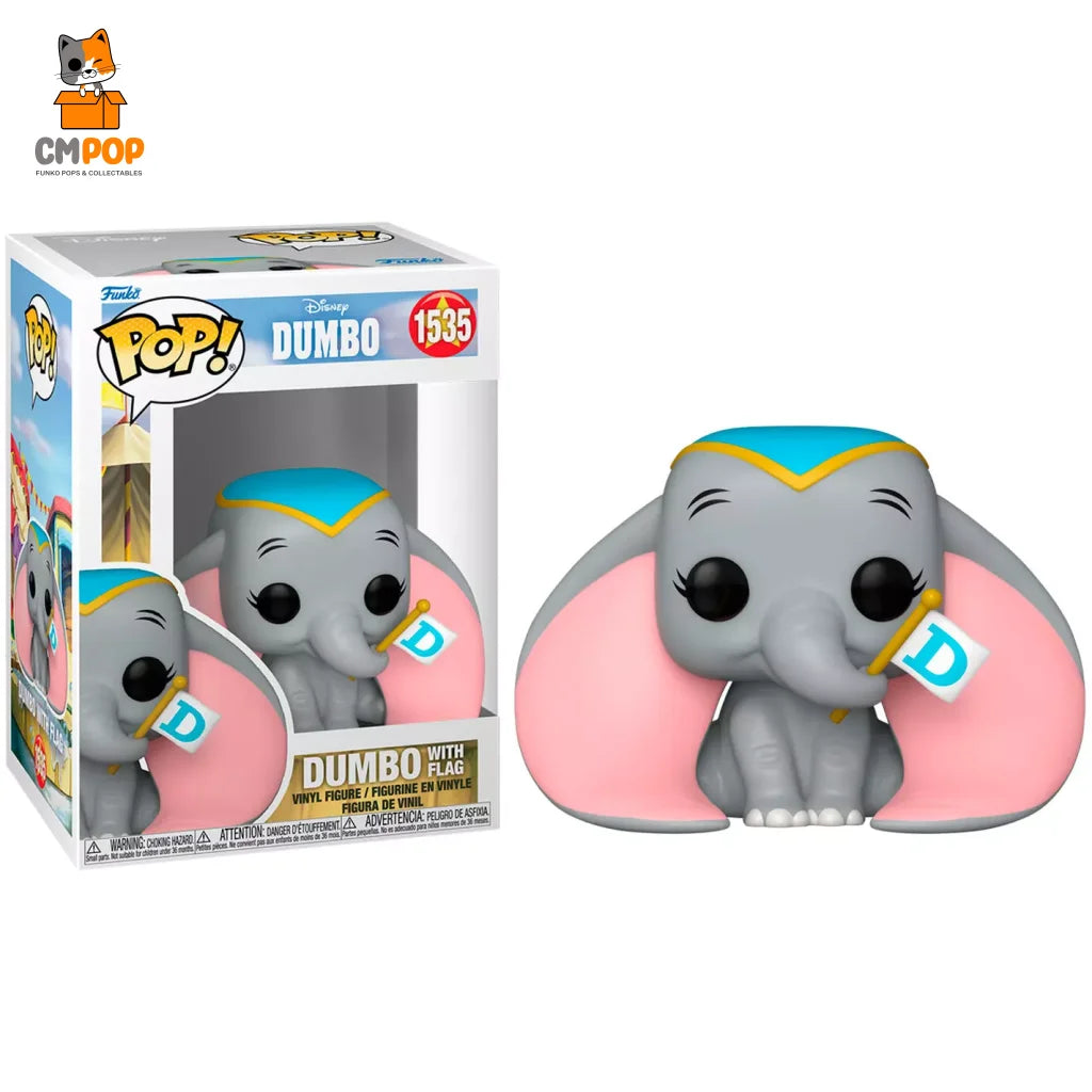 Dumbo With Flag #1535 - Funko Pop! Disney Pop