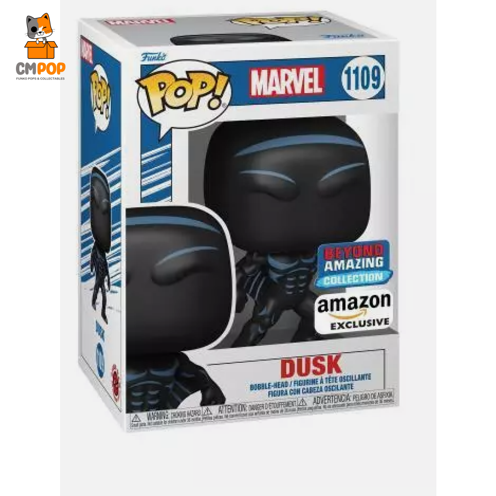 Dusk - #1109 Funko Pop! Marvel Amazon Exclusive -Beyond Amazing Collection Pop