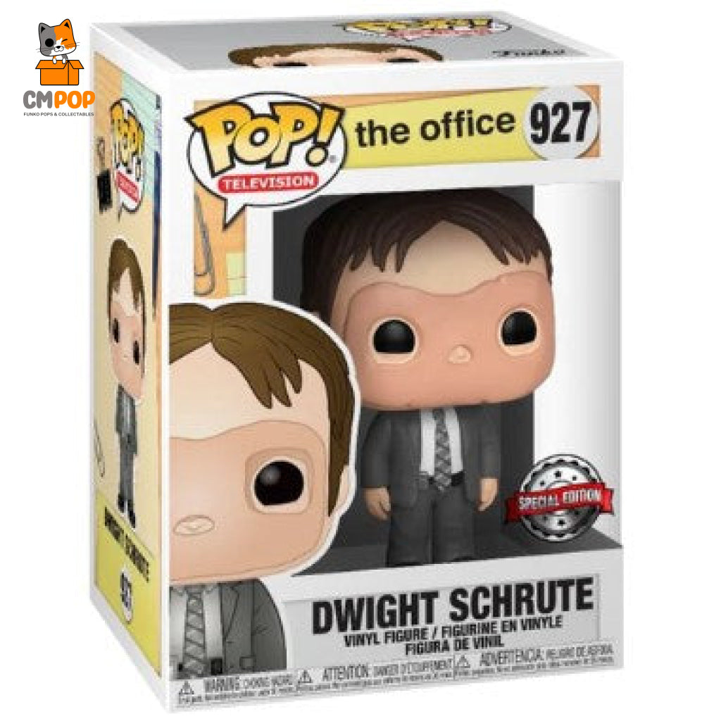 Dwight Schrute - #927 Funko Pop! The Office Exclusive 9/10 Condition Pop