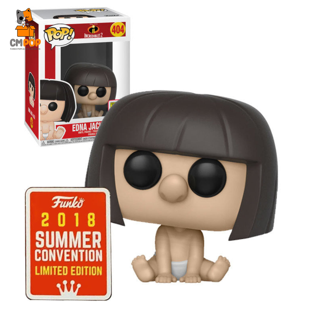 Edna Jack-Jack - #404 Funko Pop! Incredibles 2 2018 Convention Limited Edition Pop