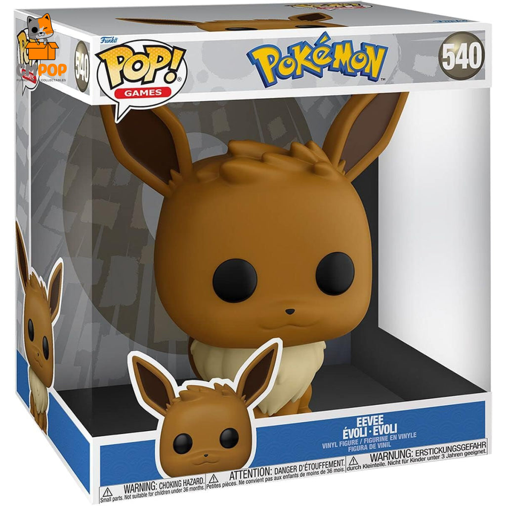 Eevee- #540 - Funko Pop! Games Pokémon Target Exclusive Jumbo Pop