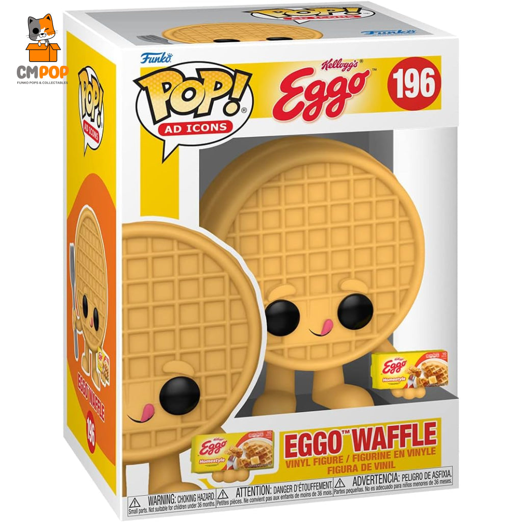 Eggo Waffle - #196 - Funko Pop! - Ad Icons - Kellogg’s - Eggo Funko Pop