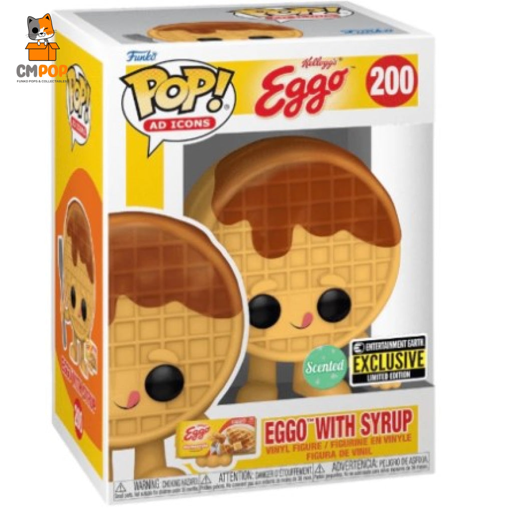 Eggo With Syrup - #200 Funko Pop! Ad Icons Scented Entertainment Earth Exclusive Limited Edition