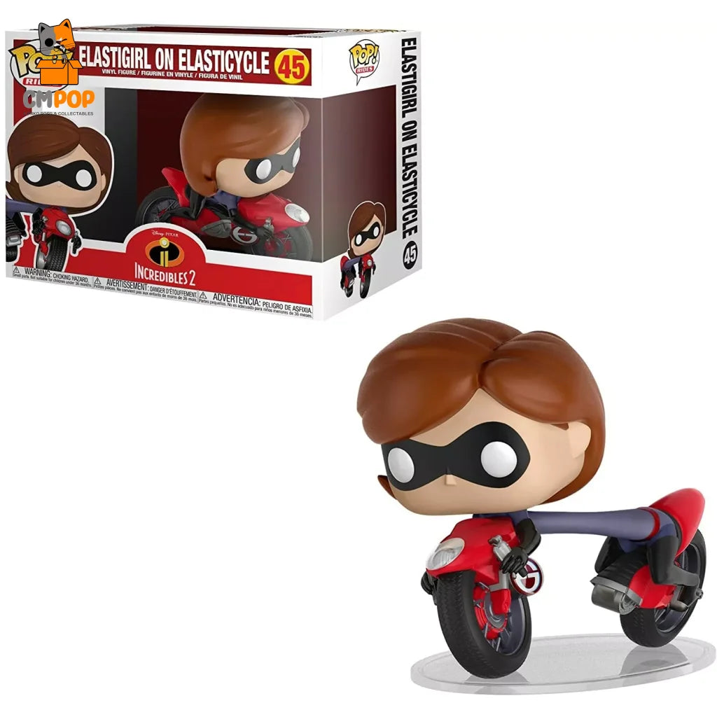 Elastigirl On Elasticycle - #45 Funko Pop! Rides Disney Incredibles 2