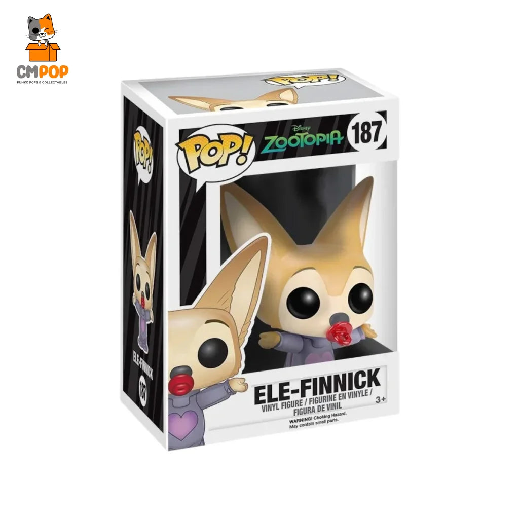 Ele-Finnick - #187 Funko Pop! Disney Zooptopia Pop