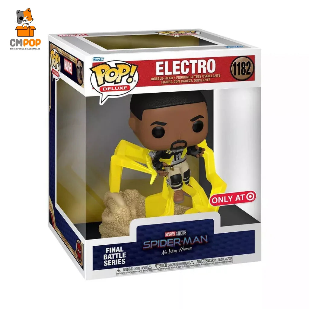 Electro - #1182 Funko Pop! Pop Deluxe Spiderman No Way Home Target Exclusive