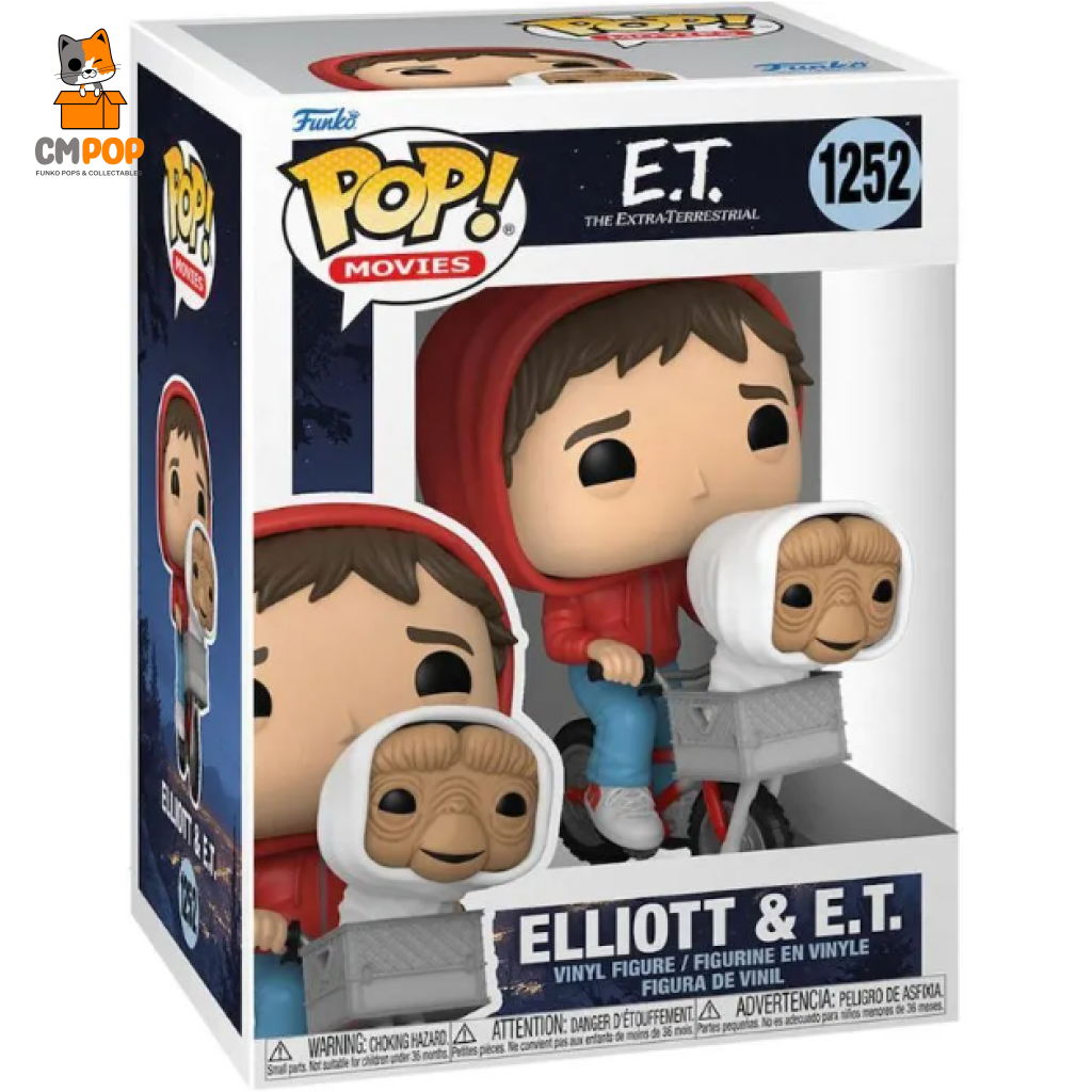 Elliott & E.t - #1252 Funko Pop! Movies Pop