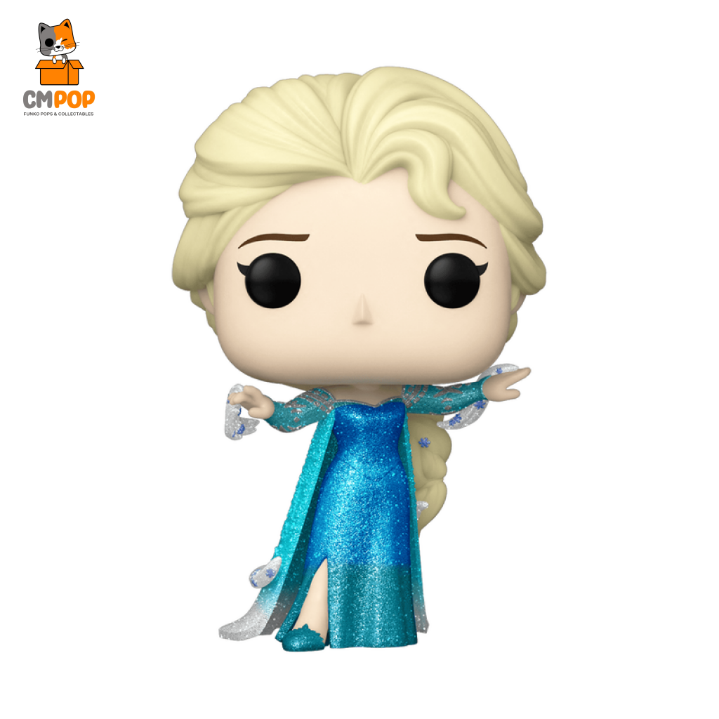 Elsa - #1319 Funko Pop! Disney 100 Diamond Collection Party City Exclusive Pop