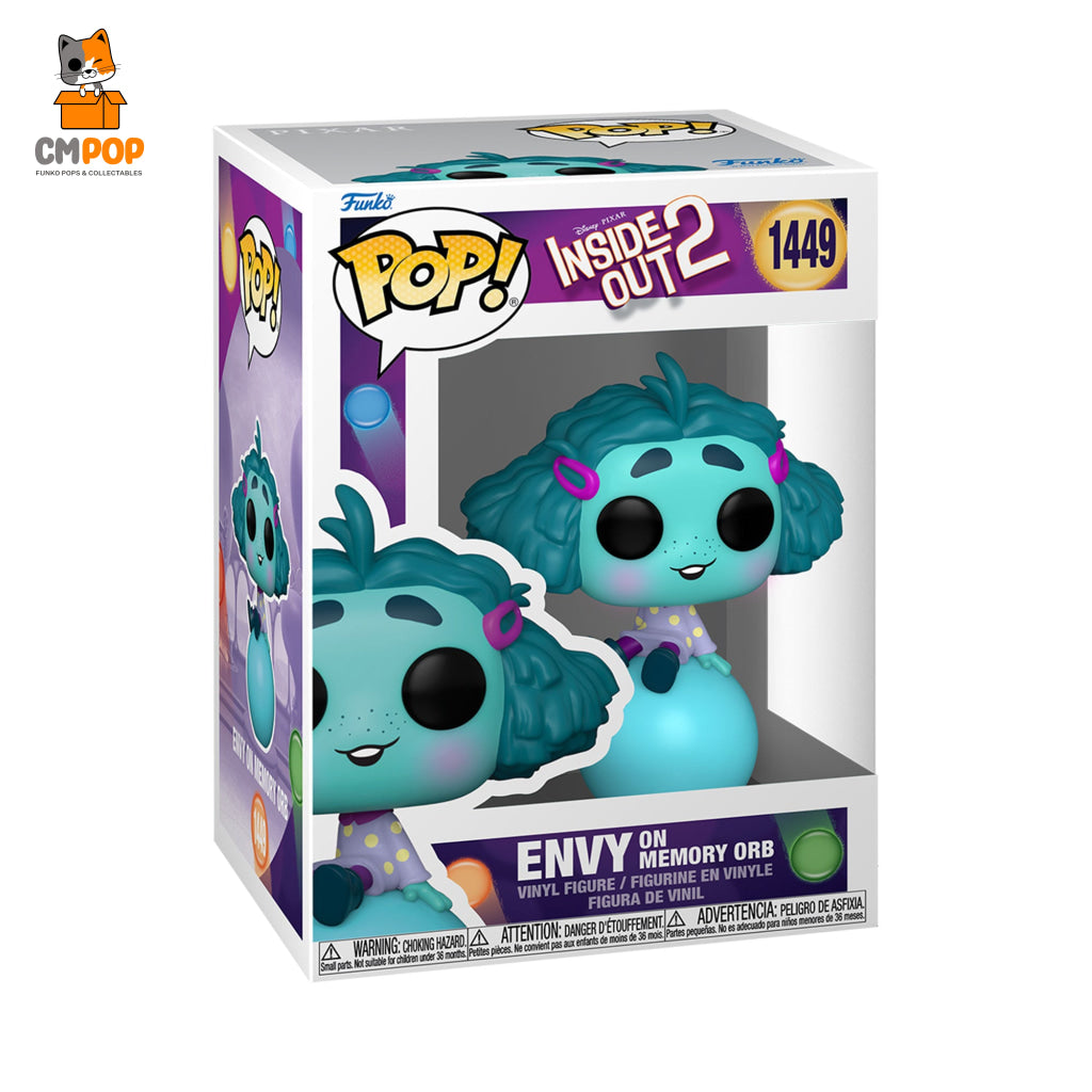 Envy On Memory Orb - #1449 Funko Pop! Inside Out 2 Disney Pop