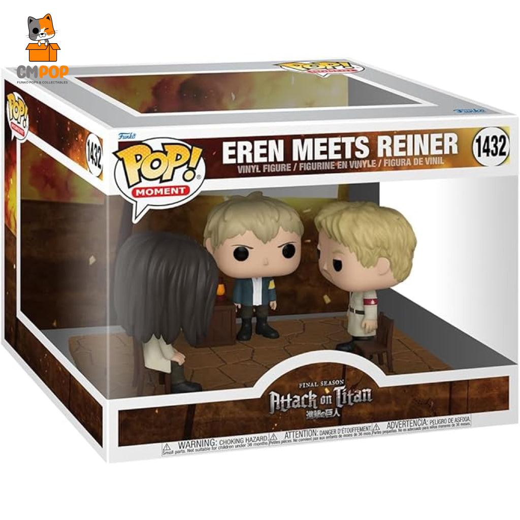 Eren Meets Rainer - #1432 Funko Pop! Attack On Titan Moment Pop