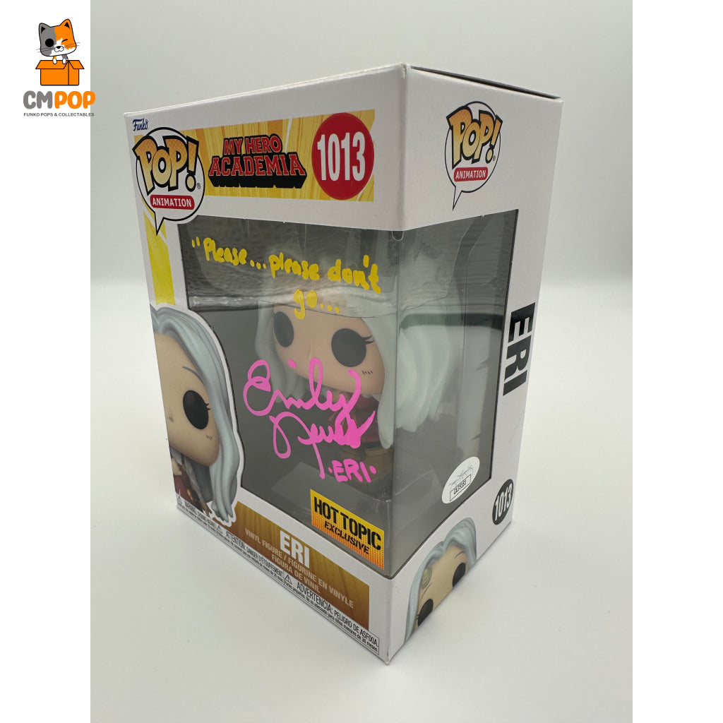 Eri- #1013 - Funko Pop! Animation My Hero Academia Hot Topic Exclusive Signed By Certified Pop