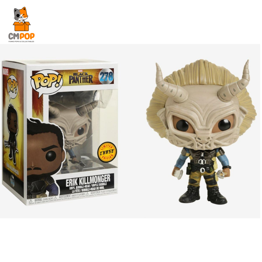 Erik Killmonger Chase - #278 Funko Pop! Marvel Black Panther Exclusive Pop