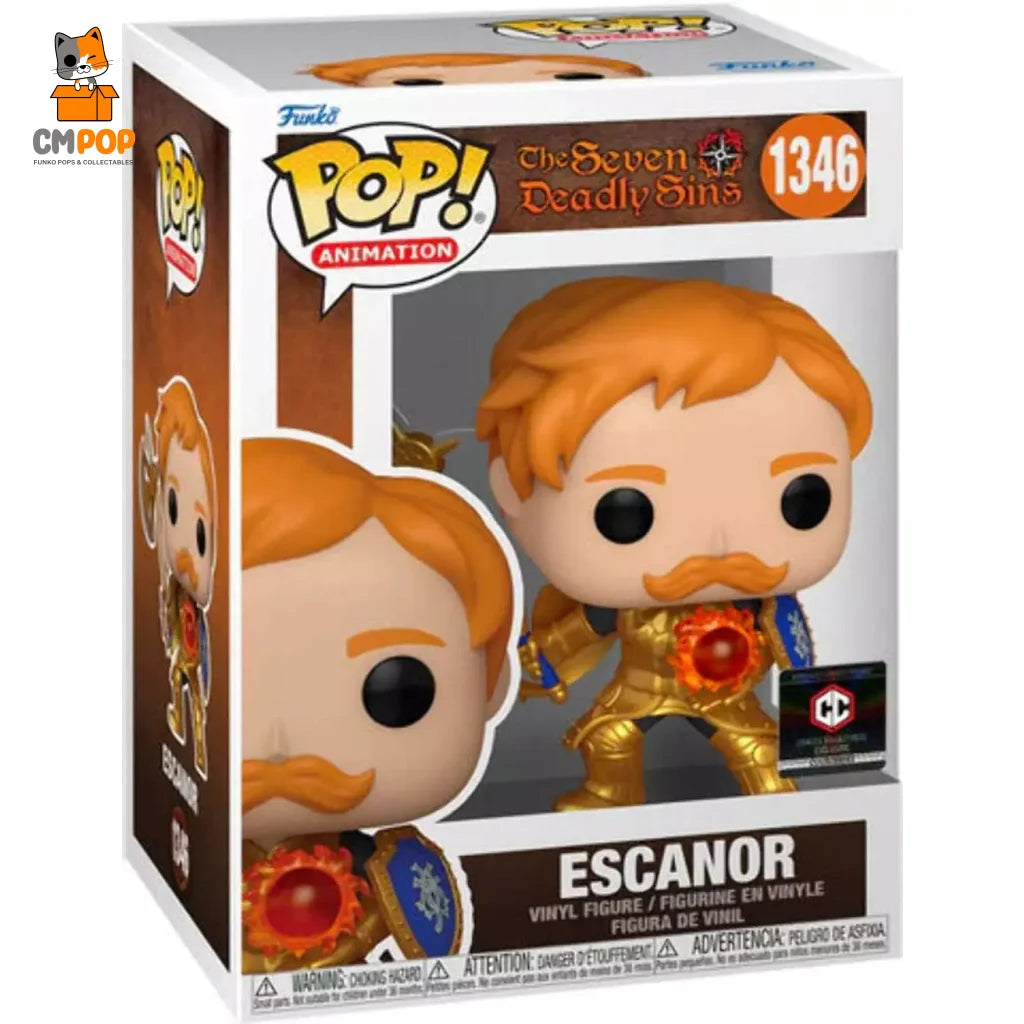 Escanor - #1346 Funko Pop! Animation The Seven Deadly Sins Chalice Collectibles Exclusive Pop